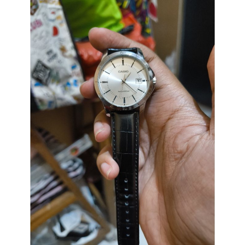 Jam Casio Original 100% MTP-VO04L-7A / MTP VOO4L 7A Jam Tangan Pria Second Bekas