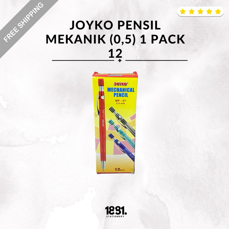 

Joyko Pensil Mekanik (Mp-07) | Pensil Mekanik 12 Pcs