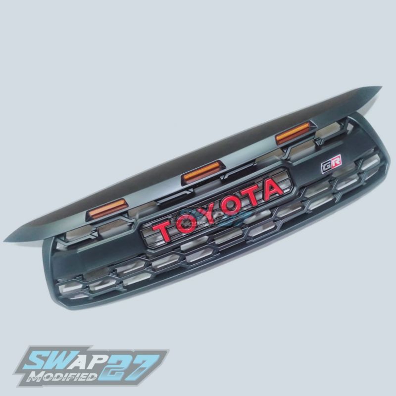grill fortuner 2010 gr / front grill gril grille fortuner 2009, 2010, 2011 model gr led logo toyoya
