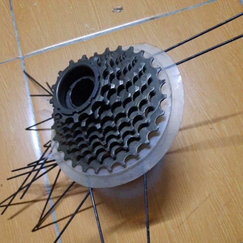 Hub freehub 36hole lengkap dengan sprocket 8 speed