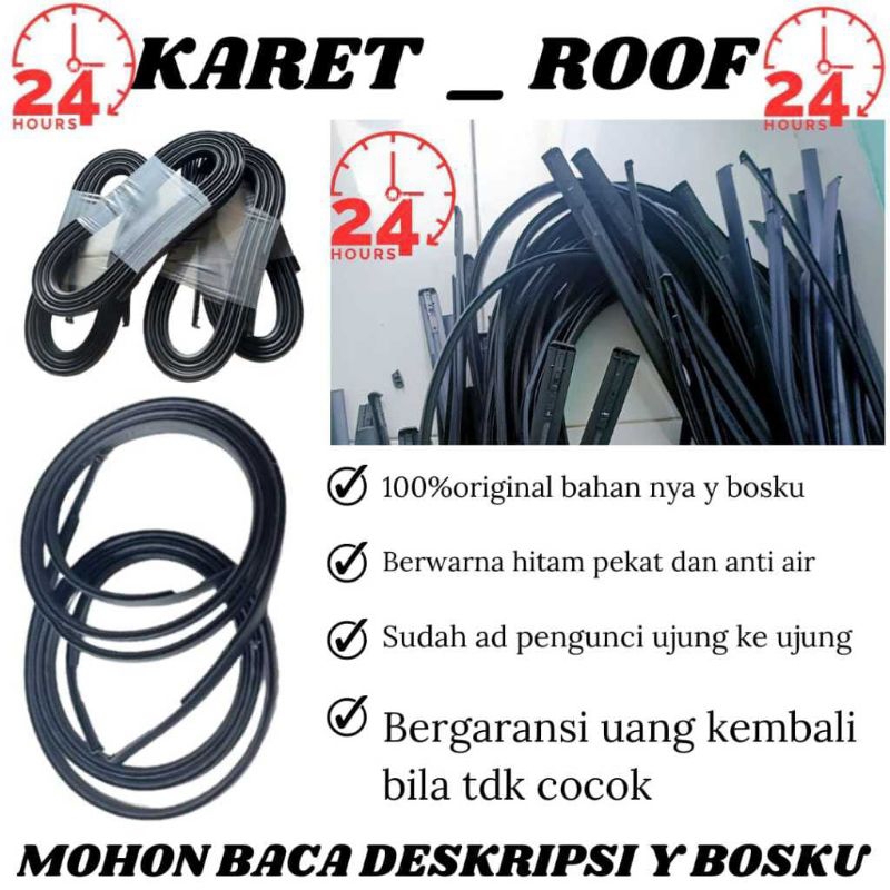 KARET ROOF/LIST MOULDING/KARET ATAP GRAND LIVINA ORIGINAL