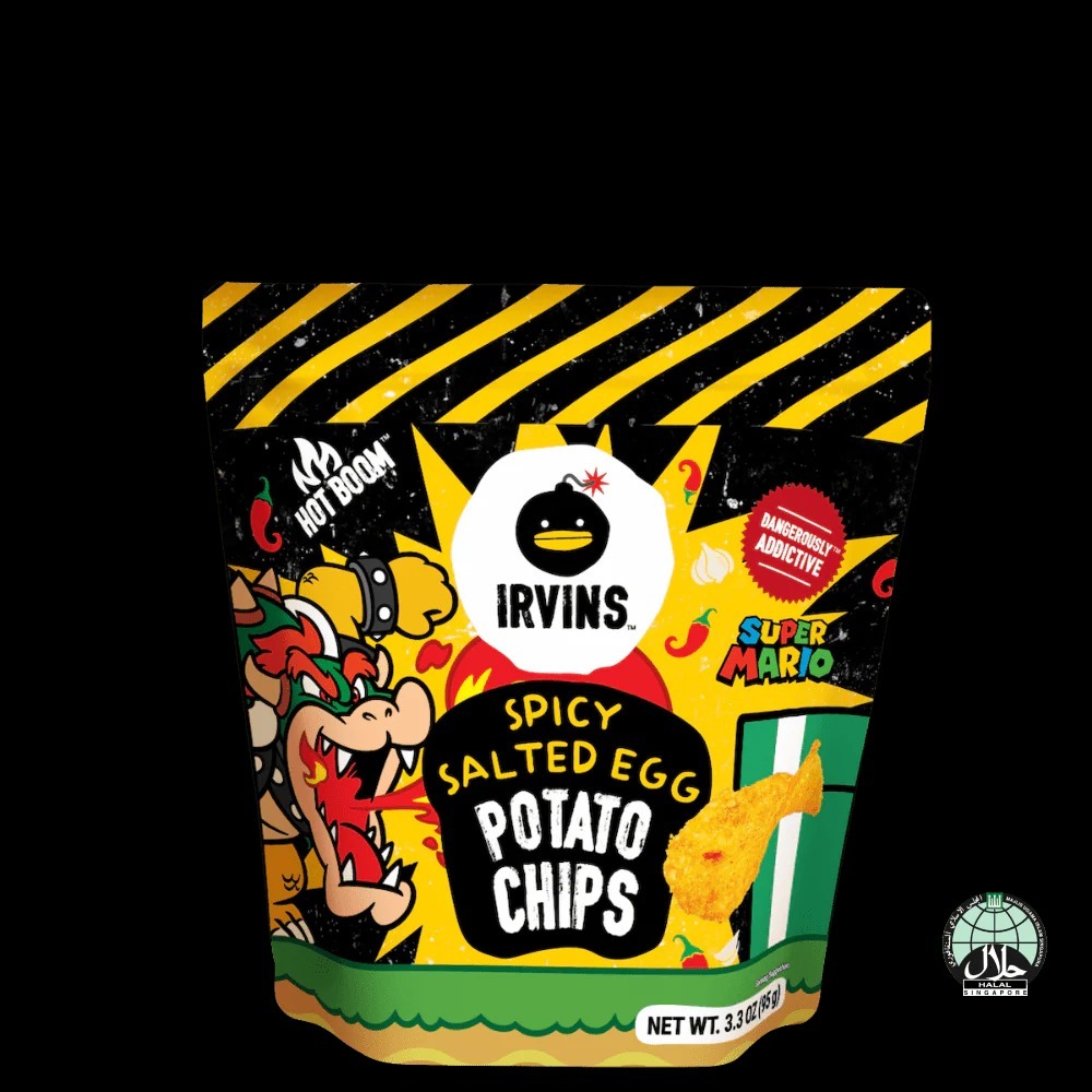 

Super Mario | IRVINS Hot Boom Salted Egg Potato Chips