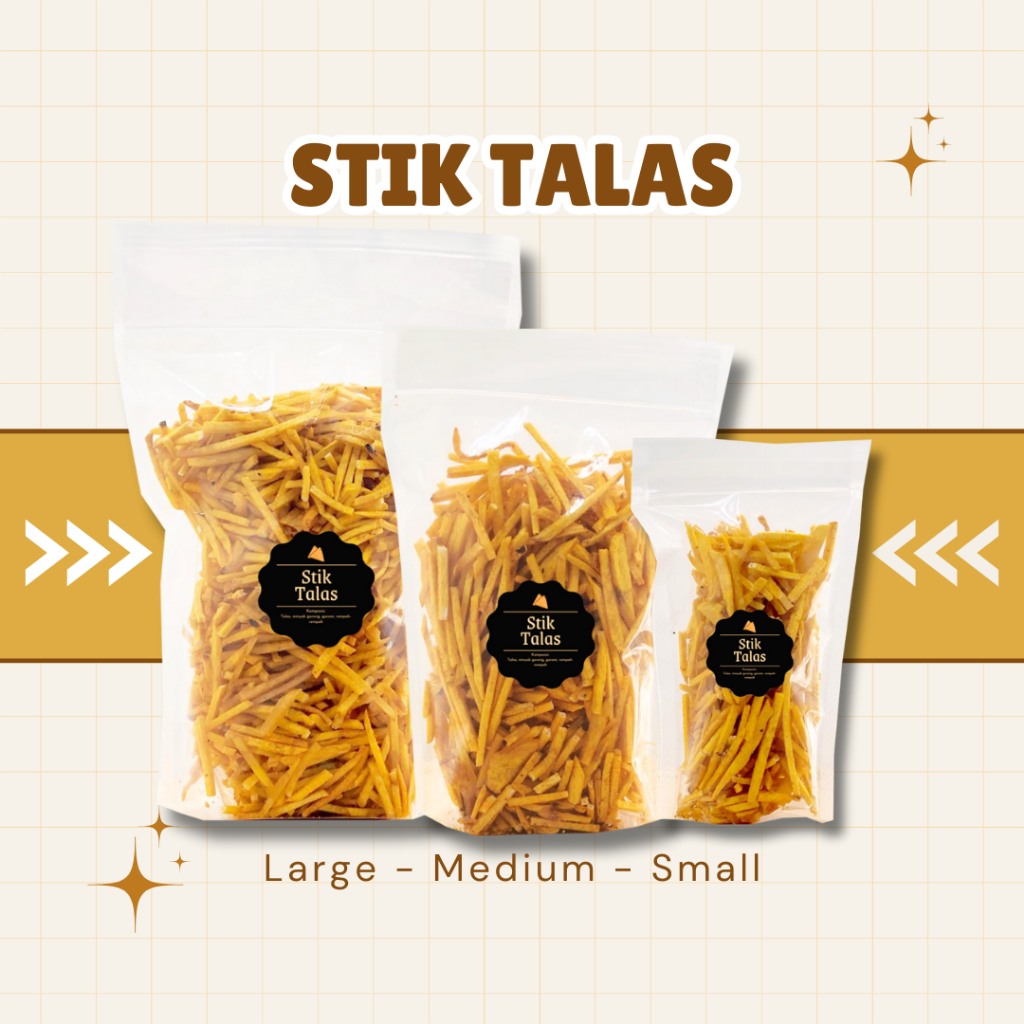 

[DELISH SNACKS] Stik Talas Original / Snack Cemilan Camilan Jajajanan Asin Makanan Ringan Enak Gurih