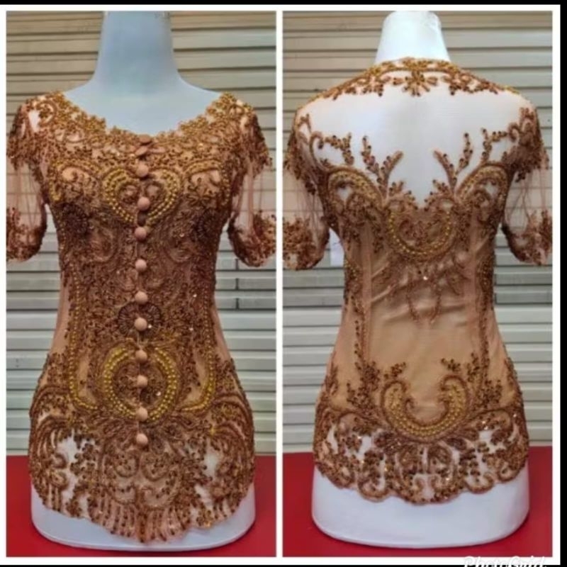 Atasan kebaya payet, kebaya payet + longtorso