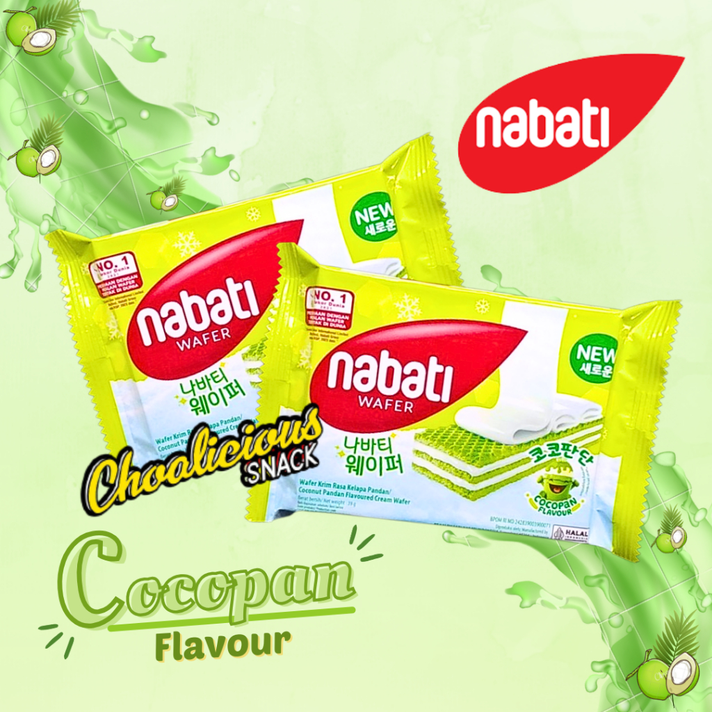 

NABATI Wafer Rasa Cocopan Flavour Makanan Ringan 39 gram