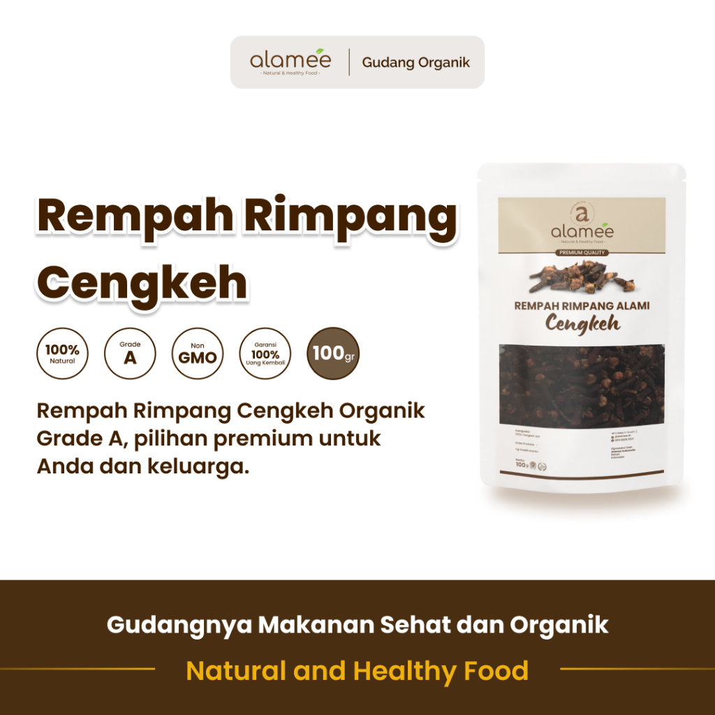 

alamee rempah cengkeh 100 gram rempah aromatik cita rasa khas bumbu pilihan dengan aroma pedas