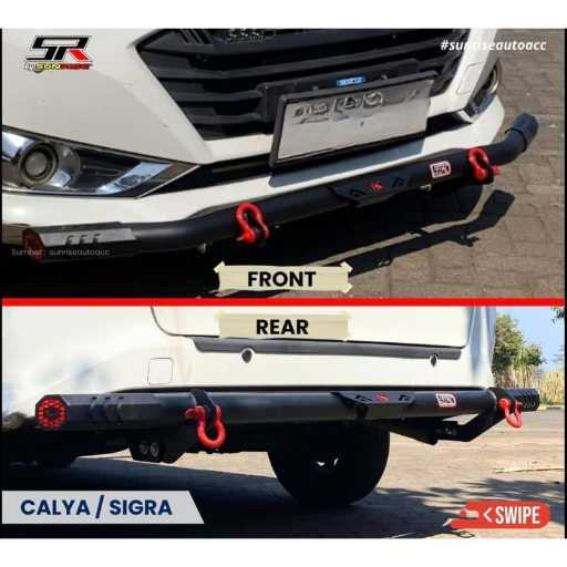 BUMPER RHINO MIGHTY TOYOTA CALYA / DAIHATSU SIGRA 2023-2026 SUPER QUALITY