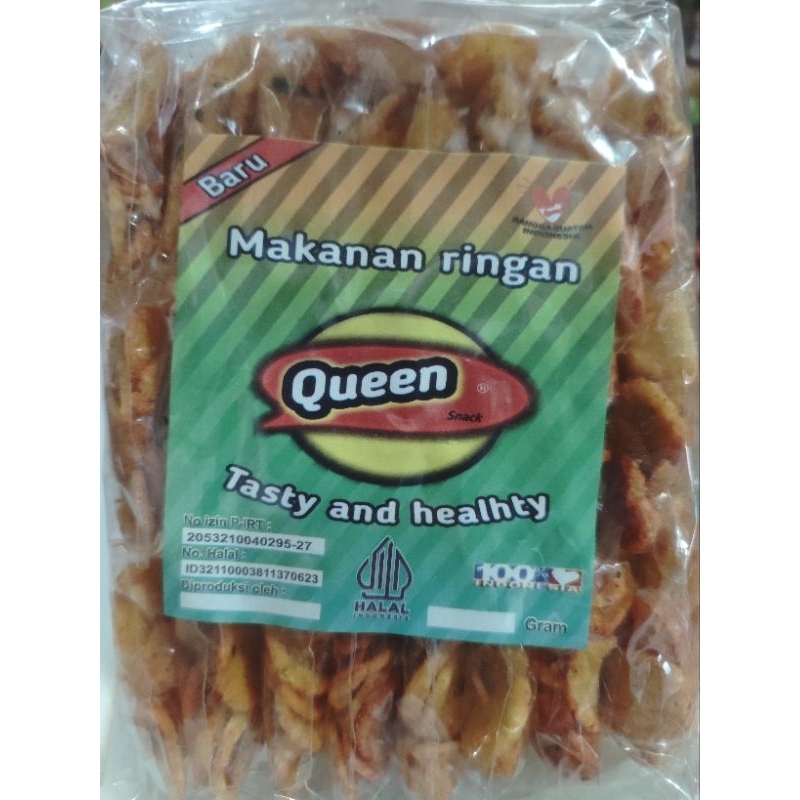 

Keripik sosis goreng cap Queen 24 sachet