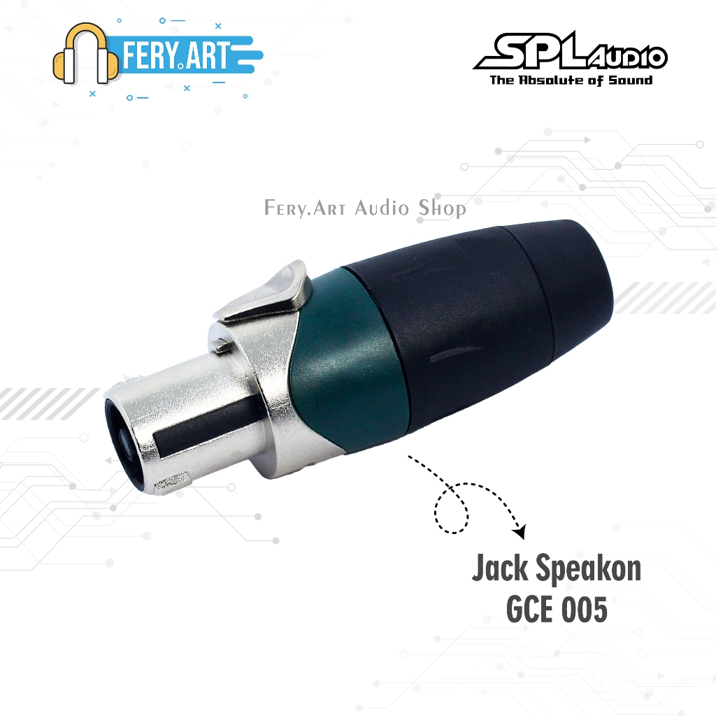 Jek Spikon Jack Speakon Speaker SPL Audio GCE 005 Original