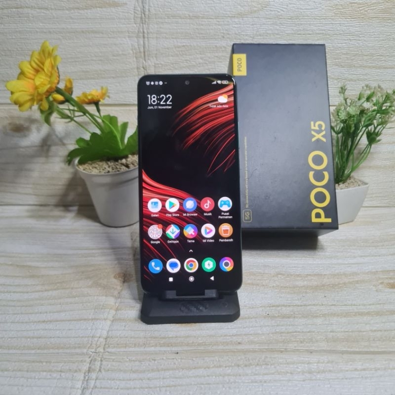 Poco X5 Ram 8/256 Ex Garansi Resmi Tam Hp Second