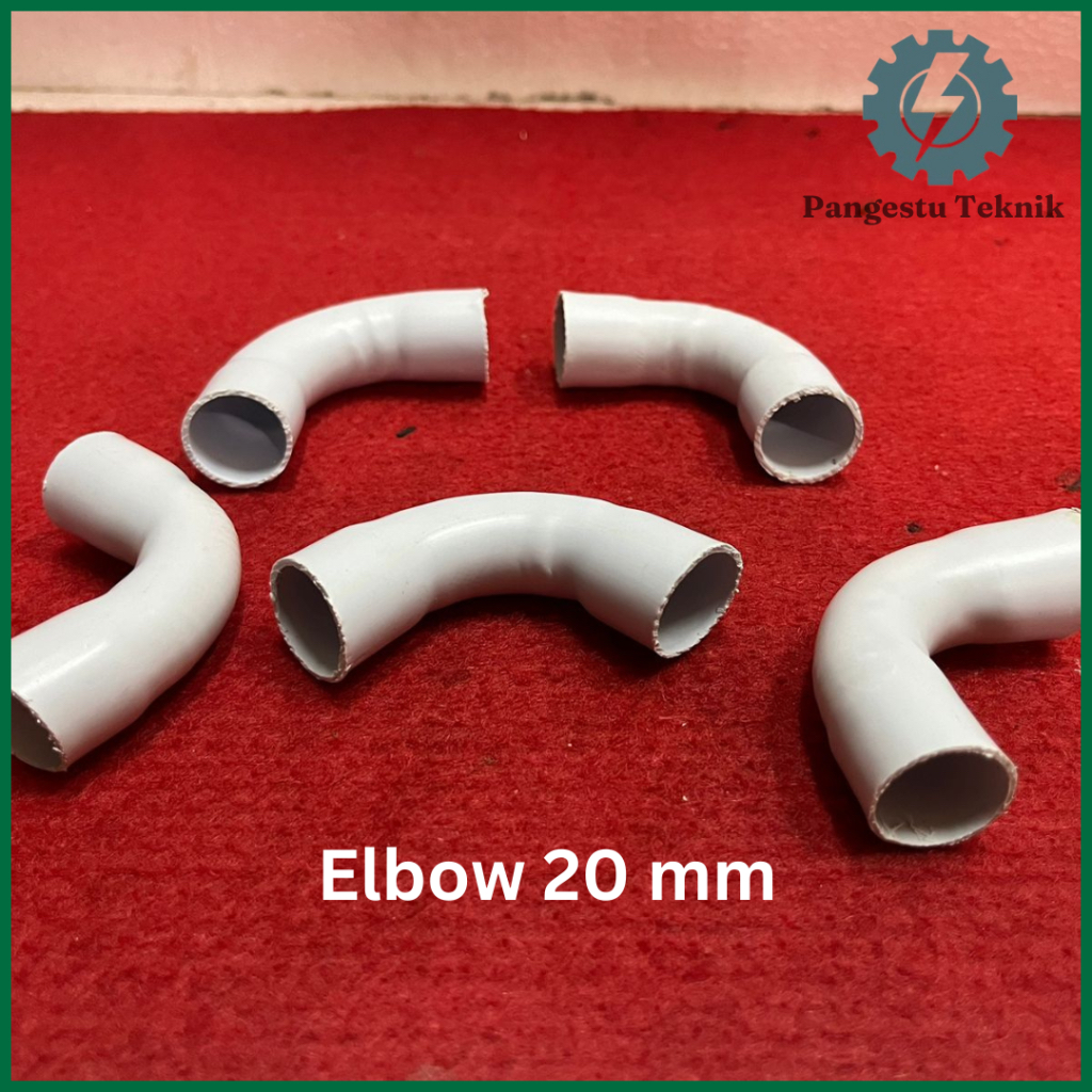 Elbow Pipa Listrik 20mm Elbow 20 mm Pipa Conduit