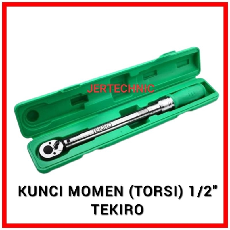 TEKIRO Kunci Momen Torsi 1/2 Inchi 40 - 200 Nm TR2000 / Kunci Moment 1/2" TEKIRO 40-200NM