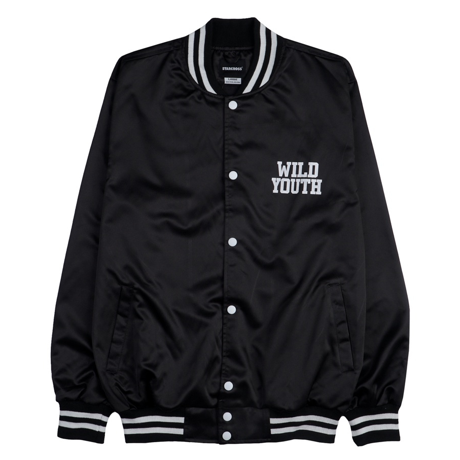 STARCROSS Varsity Jacket - JS VR 102 - Black