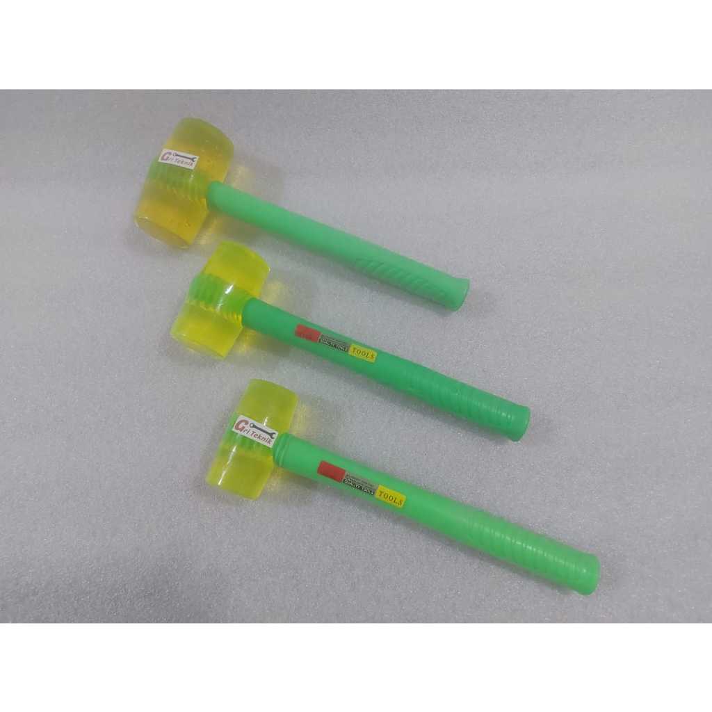 MARTIL KARET GAGANG PVC MERK RUSH UKURAN 300, 400 DAN 500 G / MARTIL KERAMIK / PALU KARET / PALU KER
