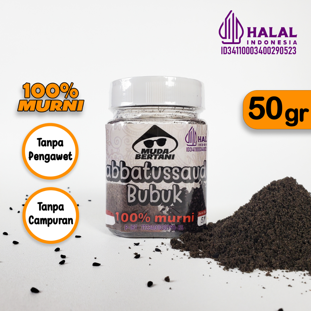 

Jintan Hitam Bubuk/Habbatussauda/ Nigella Sativa Linn