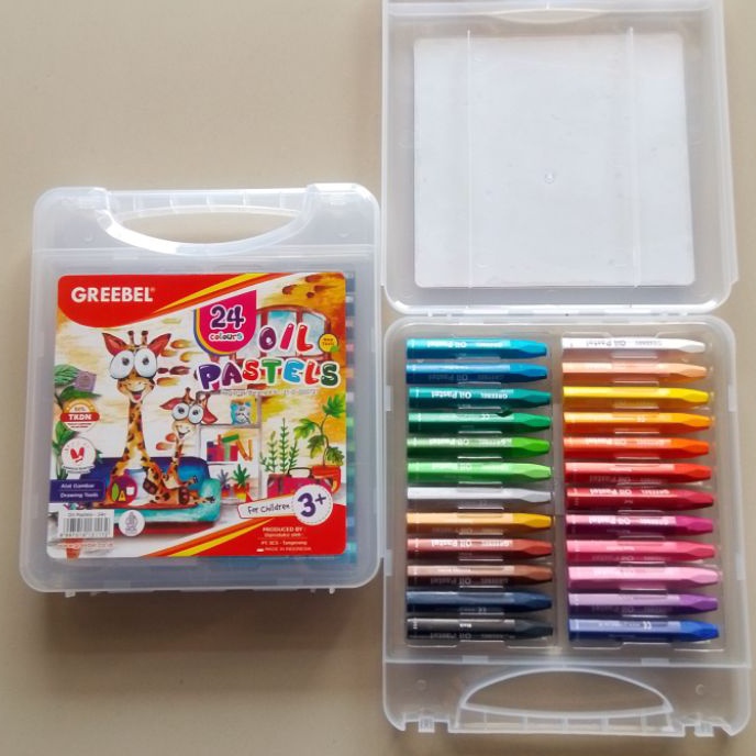 

Price Crayon Oil Pastel Greebel 24 Warna Set Orinal