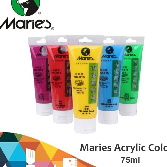 

KF7 Maries Acrylic Paint Tubes 75ml Cat Lukis Maries Acrylic 75ml Cat Maries Maries