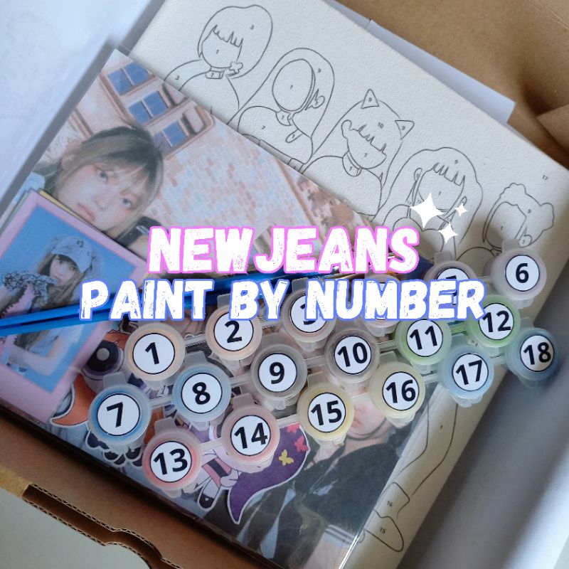 

NEWJEANS PAINT BY NUMBER KIT