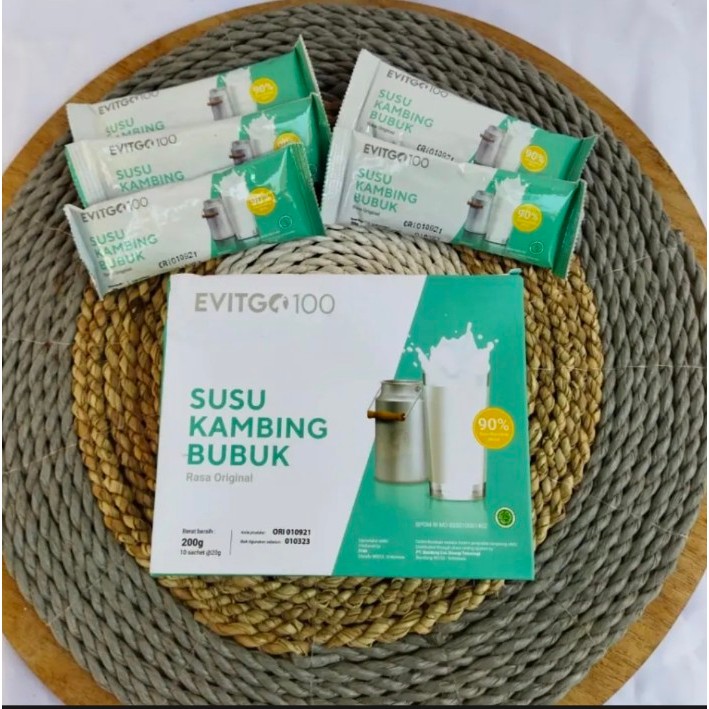 

( PROMO ) EVITGO100 SUSU KAMBING ETAWA DENGAN 2 VARIAN RASA ORIGINAL & COKLAT BPOM HALAL