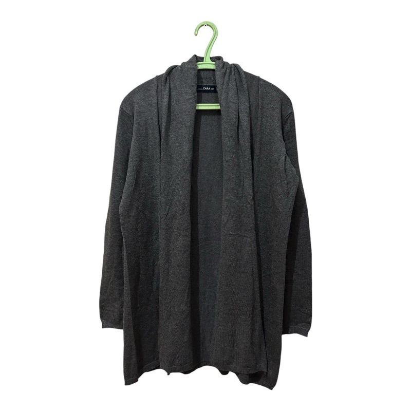 Cardigan Wanita Abu-abu Zara Original Preloved