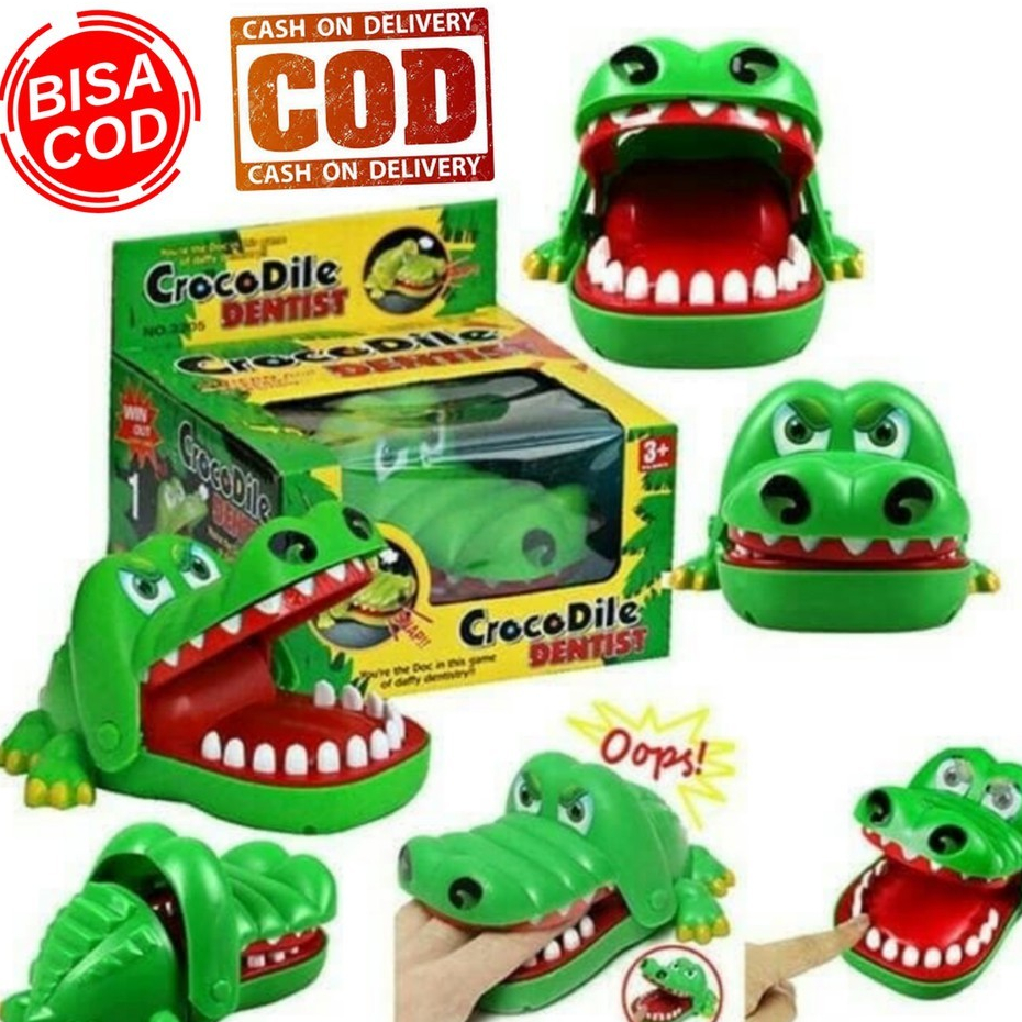 Buaya Gigit Dentis Mainan Gigit buaya Crocodile Mainan Buaya Gigitan murah