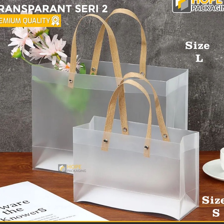 

PROMO KILAT Goodie Bag Doff Transparant Premium Tas Doff Souvenir Hadiah Hampers Mewah Tas Kado Ulang Tahun