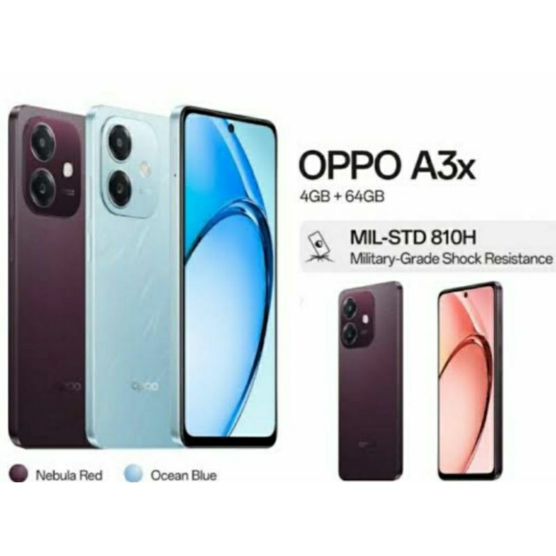 oppo a3x 4/64 new resmi