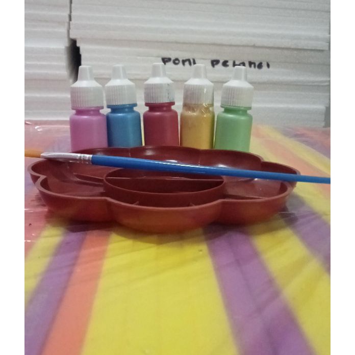 

KF7 PALET LUKISKOAS LUKIS CAT LUKIS 5 WARNA