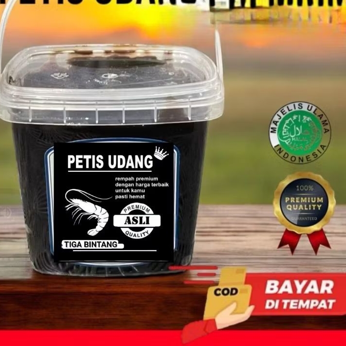

( 1 kg ) petis rujak/petis udang asli super kualitas terbaik premium