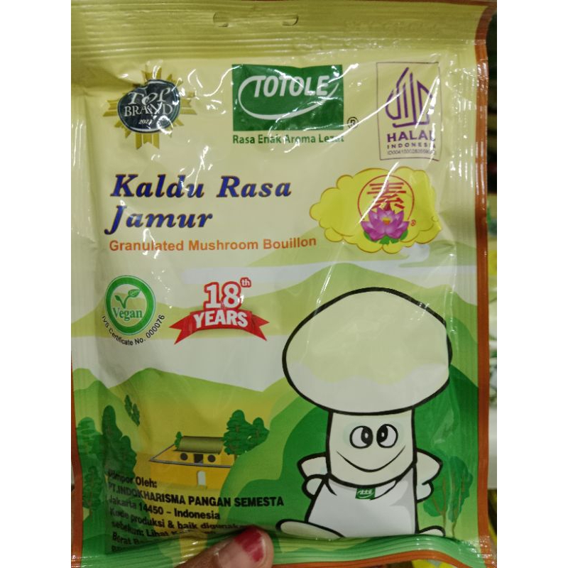 

TOTOLE KALDU JAMUR HALAL MUI 80 GRAM