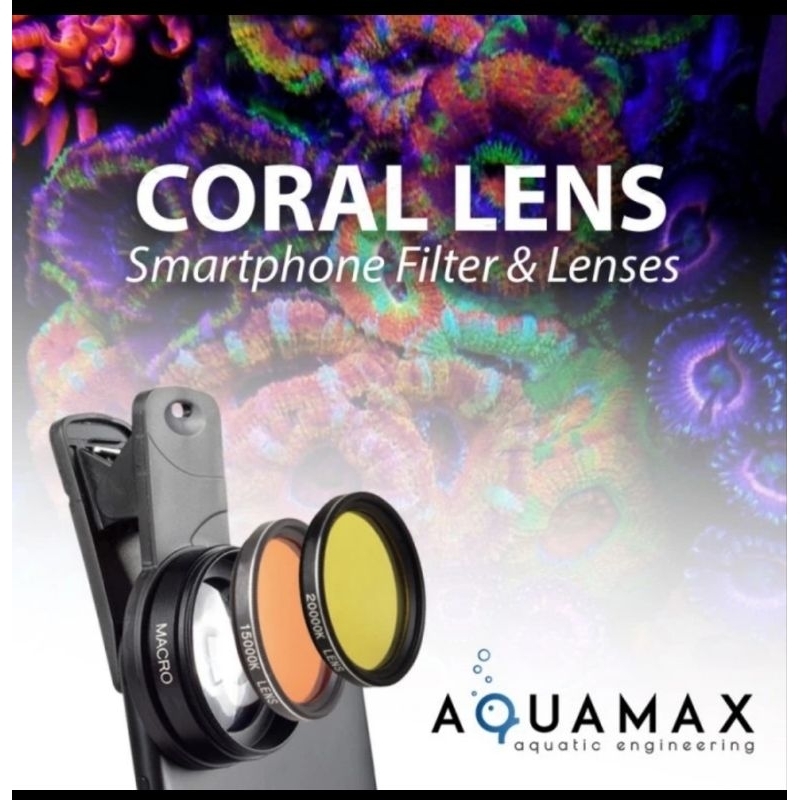 Coral colour lens reef Aquamax / lensa coral aquarium