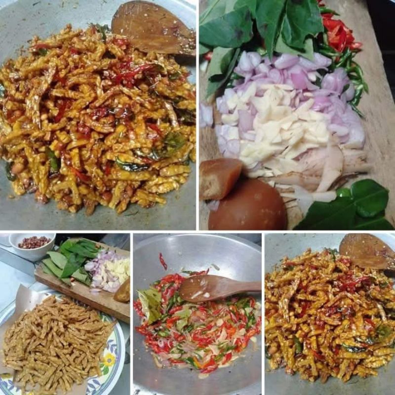 

KERING TEMPE KACANG TERI DAUN JERUK