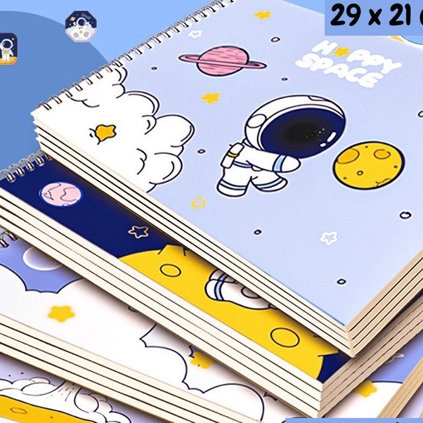 

HJ6 Buku Gambar Lukis Sketsa Anak Mewarnai Sketchbook A4 ST