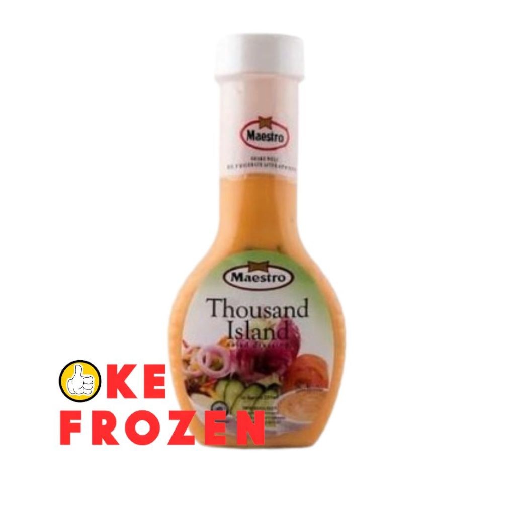 

MAESTRO THOUSAND ISLAND 237ML/SALAD DRESSING