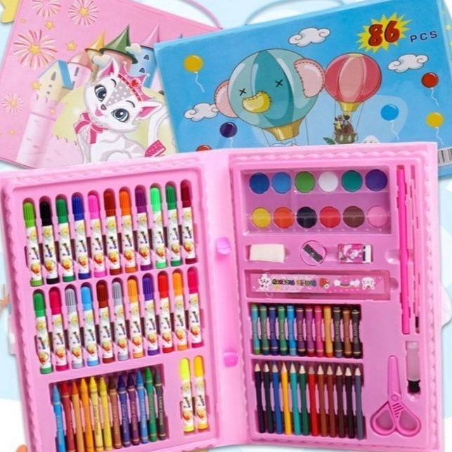 

KI3 Crayon Set 68pcs Krayon Mewarnai Anak 68pcs