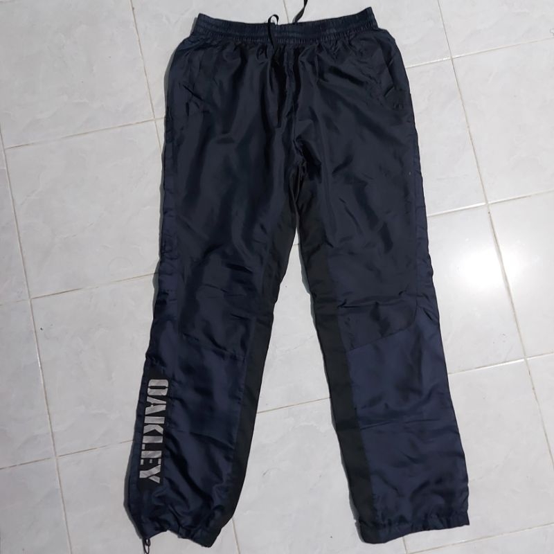 celana panjang parasut oakley second