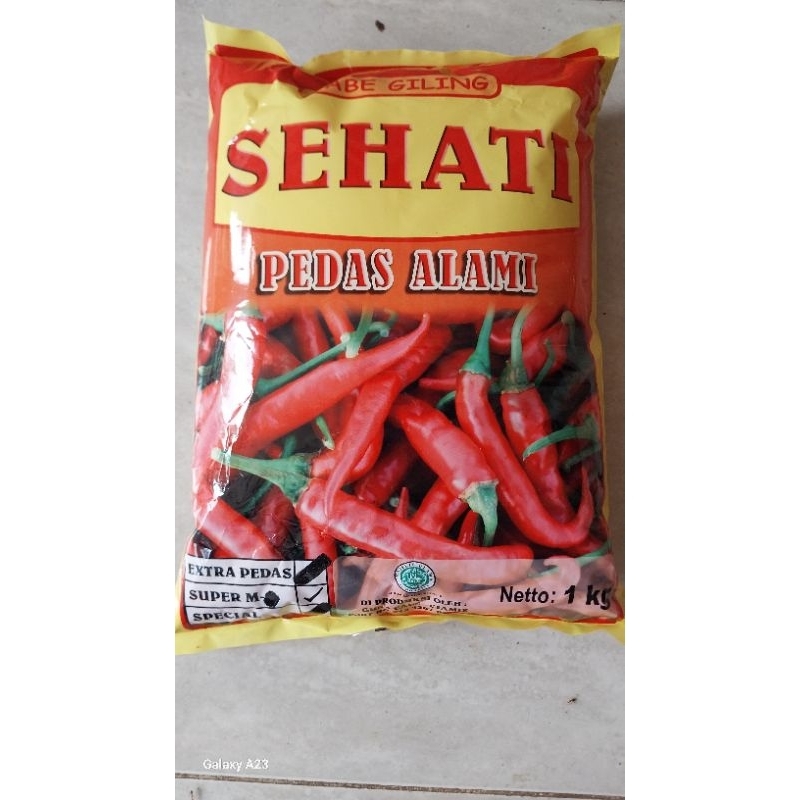 

Cabe Bubuk Halus SEHATI 1Kg Pedas Super 2