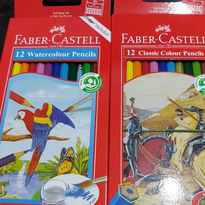 

KP8 FaberCastell 12 Colours Pencils