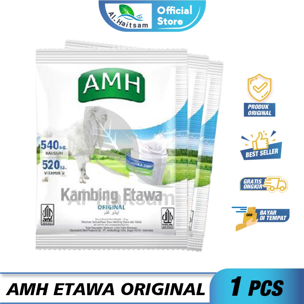 

Susu Kambing Etawa Original Rasa Vanilla AMH Sachet