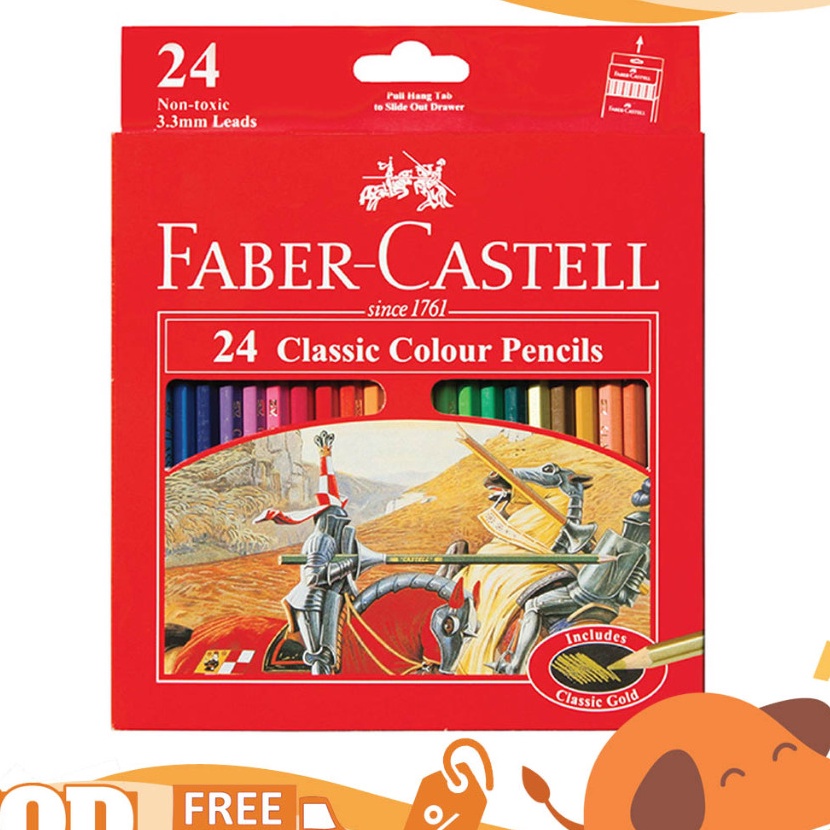 

Price Faber Castell Pensil Warna Classic 24 Pensil Warna Panjang