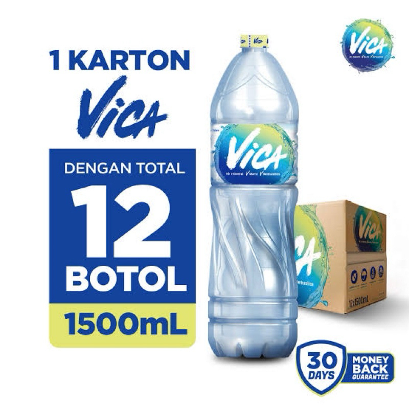 

AIR MINERAL VICA 1500ml x 12 pcs / DUS/Vica mineral water/air mineral 1500ml