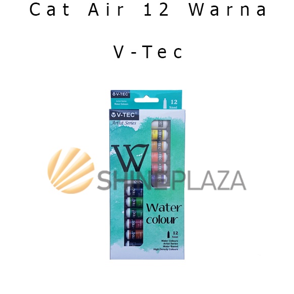 

Terbatas Cat Air VTec 12 Warna Watercolor Watercolour VTec VT1325