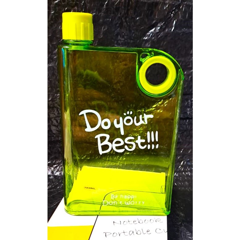 Notebook portable cup > Botol minum Portable > Botol Minum Transfaran warna