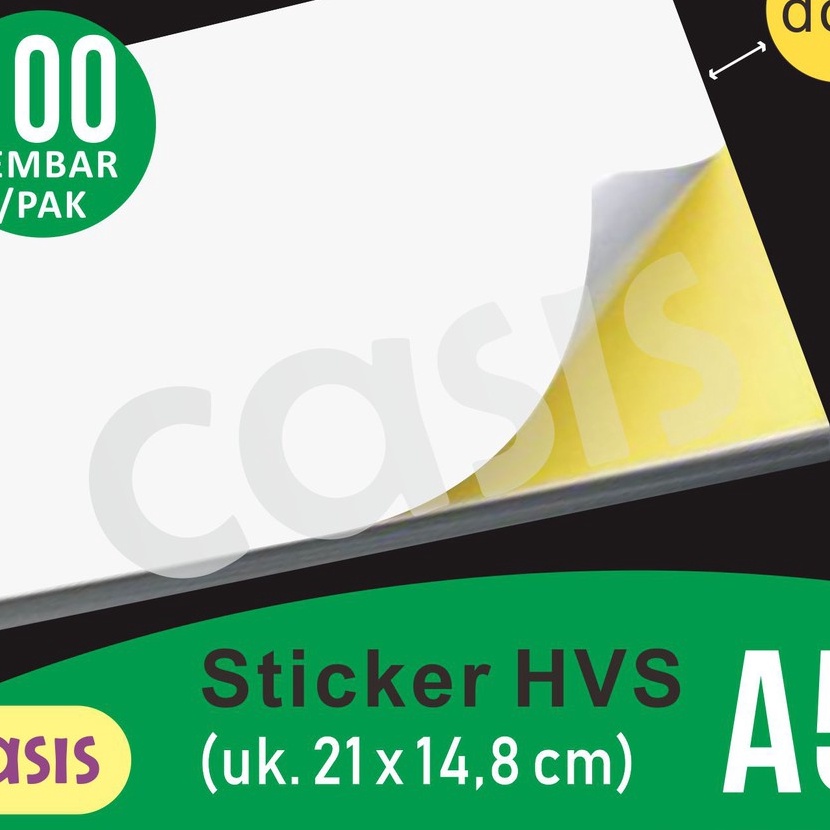 

Price kes stiker hvs A5 isi 1 lbr lintec CASIS