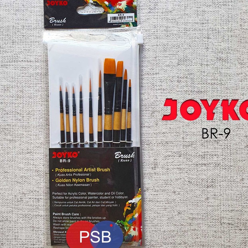 

Cashback Kuas Joyko BR9 Joyko Round Brush Kuas Lukis Joyko Set 1