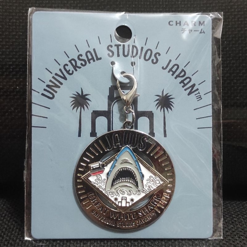Charm Gantungan Kunci JAWS Universal Studio Japan Original