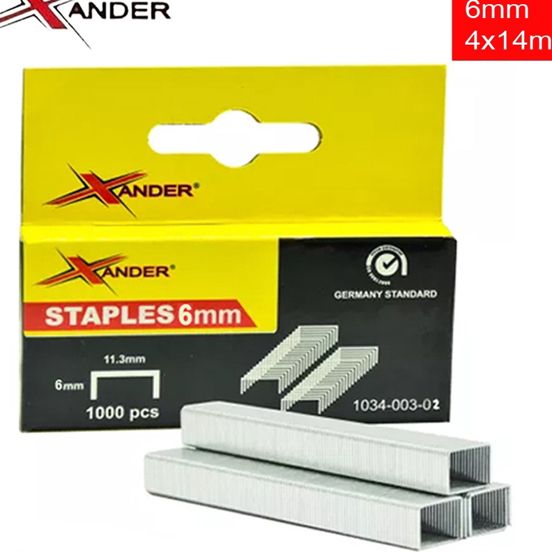 

PENAWARAN TERBAIK Xander Isi Staples Tembak 6 8 mm Untuk uk 4x14 mm