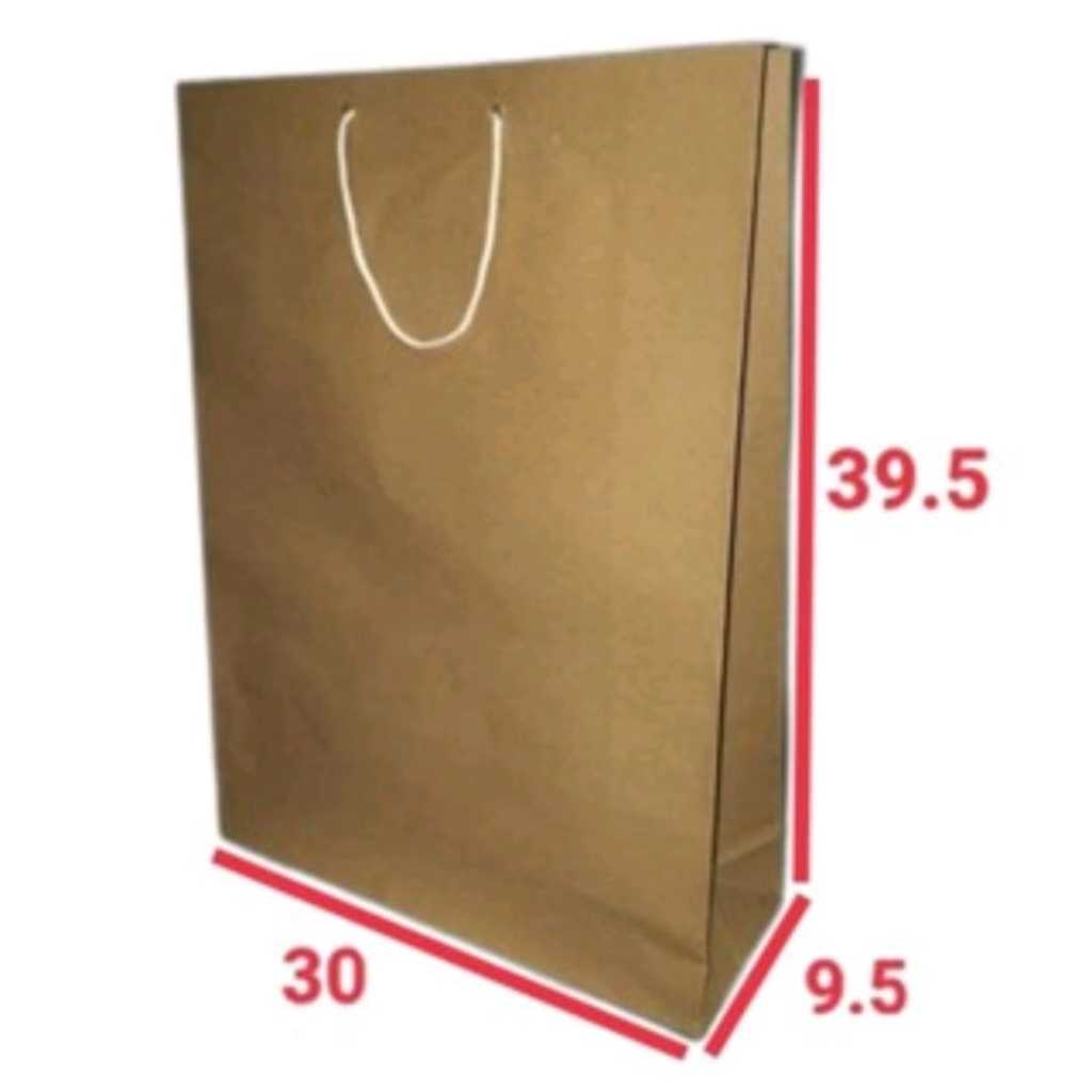 

Paper Bag Polos Ukuran XL 30x40x9,5 Isi12pcs