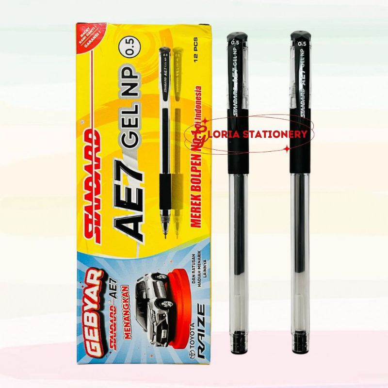 

STANDARD AE7 Gel NP 0,5 mm isi 12/Pen Standard AE7 gel NP 0,5 mm isi 12