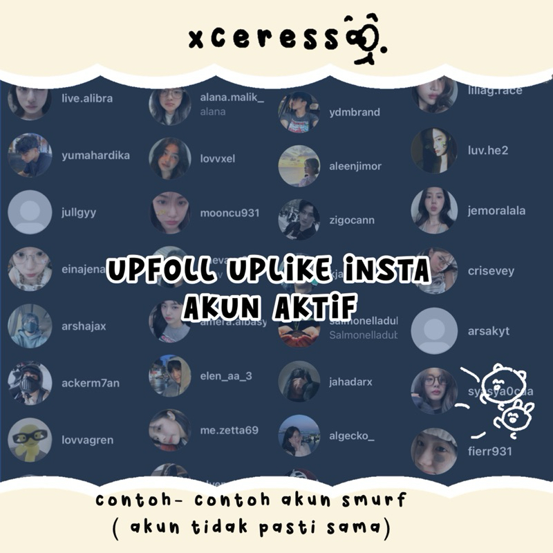 UPFOL&UPLIKE INDO VIA MANUAL BISA AKUN PRIVATE